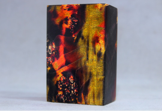 Stabilized Maple Burl Wood Mod Block